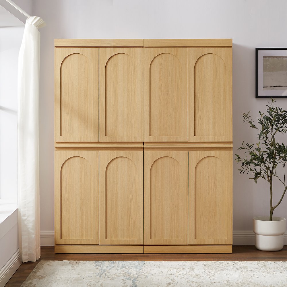 Marco 2-Piece Kitchen Pantry Storage Cabinet Set - 2 Pantries. Picture 6