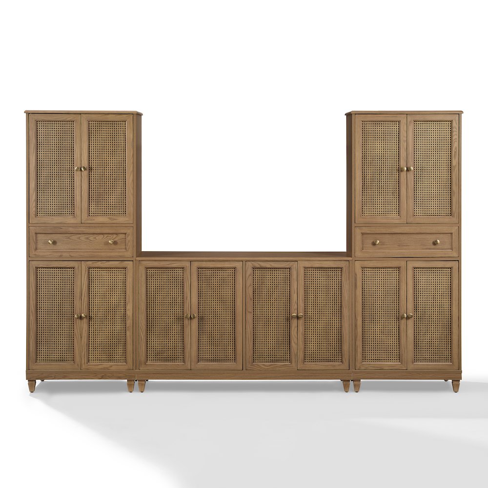 Katia 3-Piece Sideboard And Pantry Set - Sideboard & 2 Pantries. Picture 3