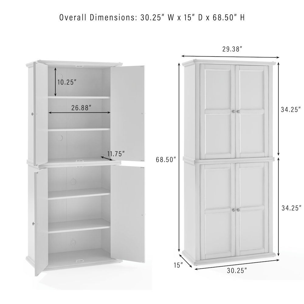 Holbrook Kitchen Storage Pantry Cabinet. Picture 9