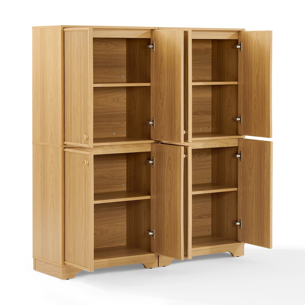 Naomi 2-Piece Kitchen Storage Pantry Set - 2 Pantries. Picture 4