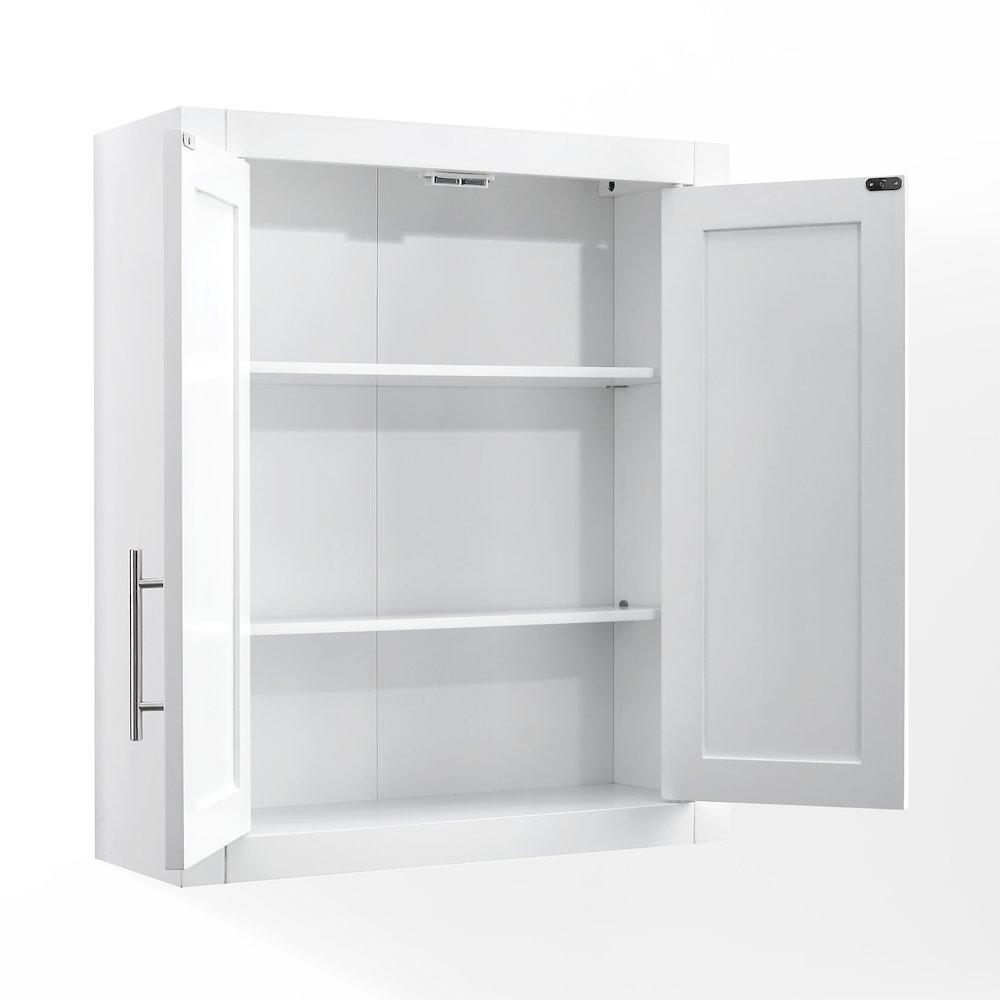 Savannah 2Pc Wall Storage Cabinet - 2 Wall Cabinets. Picture 3
