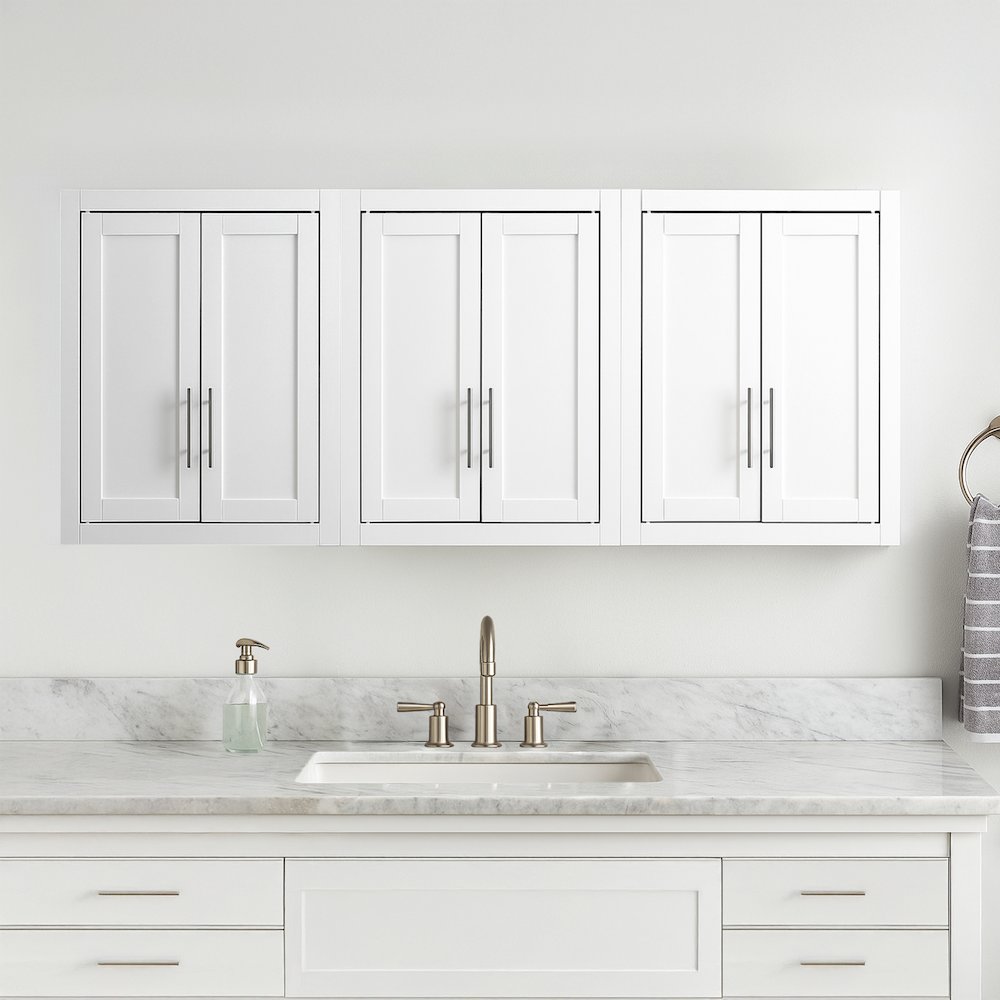 Savannah 3Pc Wall Storage Cabinet - 3 Wall Cabinets. Picture 5