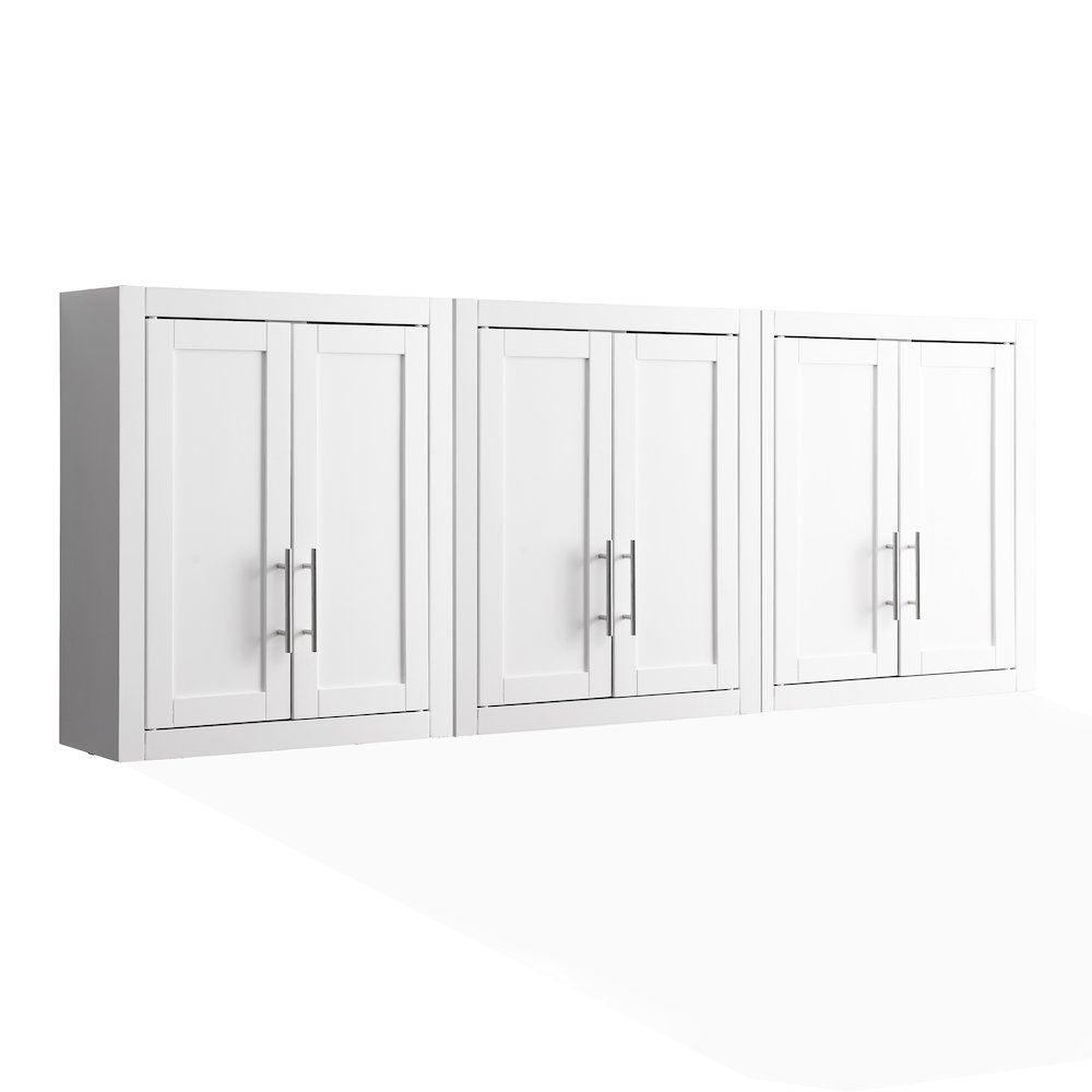 Savannah 3Pc Wall Storage Cabinet - 3 Wall Cabinets. Picture 1