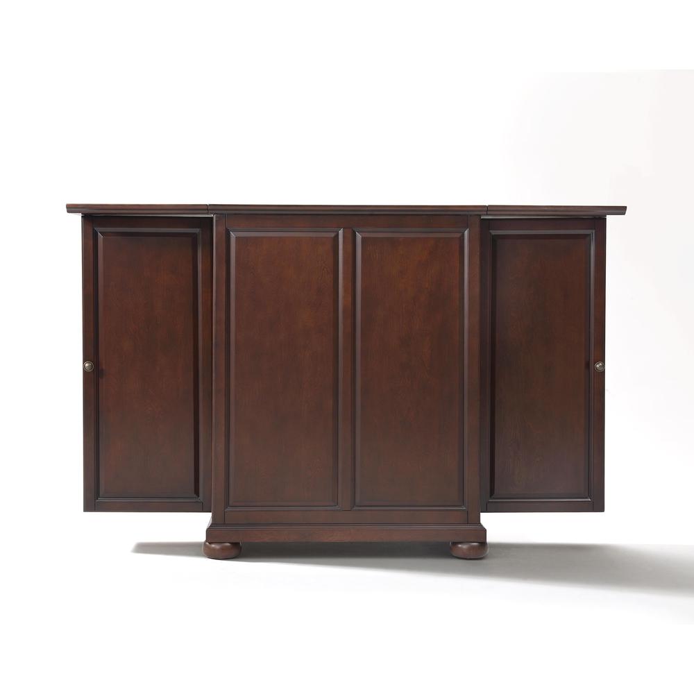 Alexandria Expandable Bar Cabinet Mahogany. Picture 2