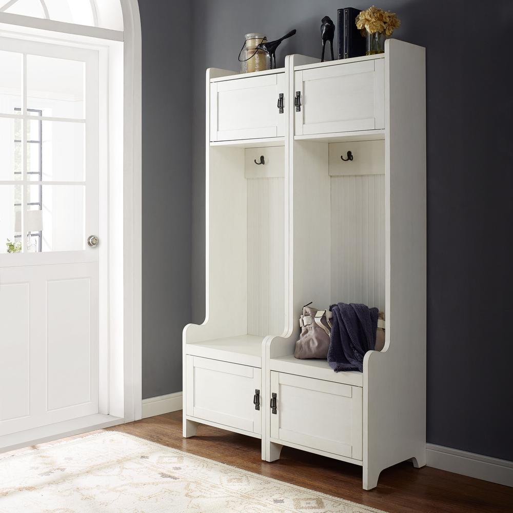 Fremont 2-Piece Entryway Set - 2 Hall Trees. Picture 2