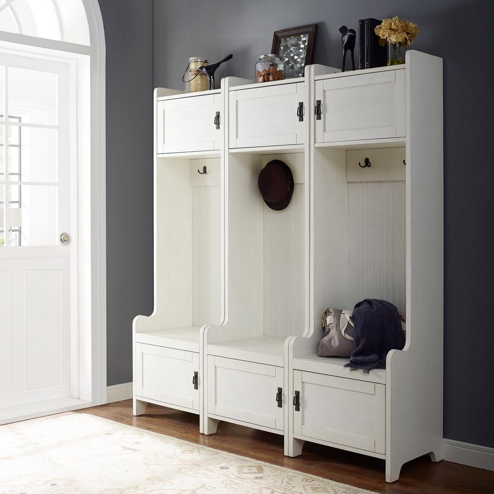 Fremont 3-Piece Entryway Set - 3 Hall Trees. Picture 2