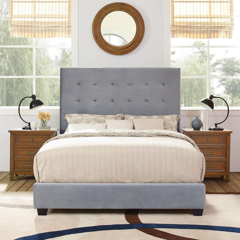Reston Upholstered King Bed. Picture 7