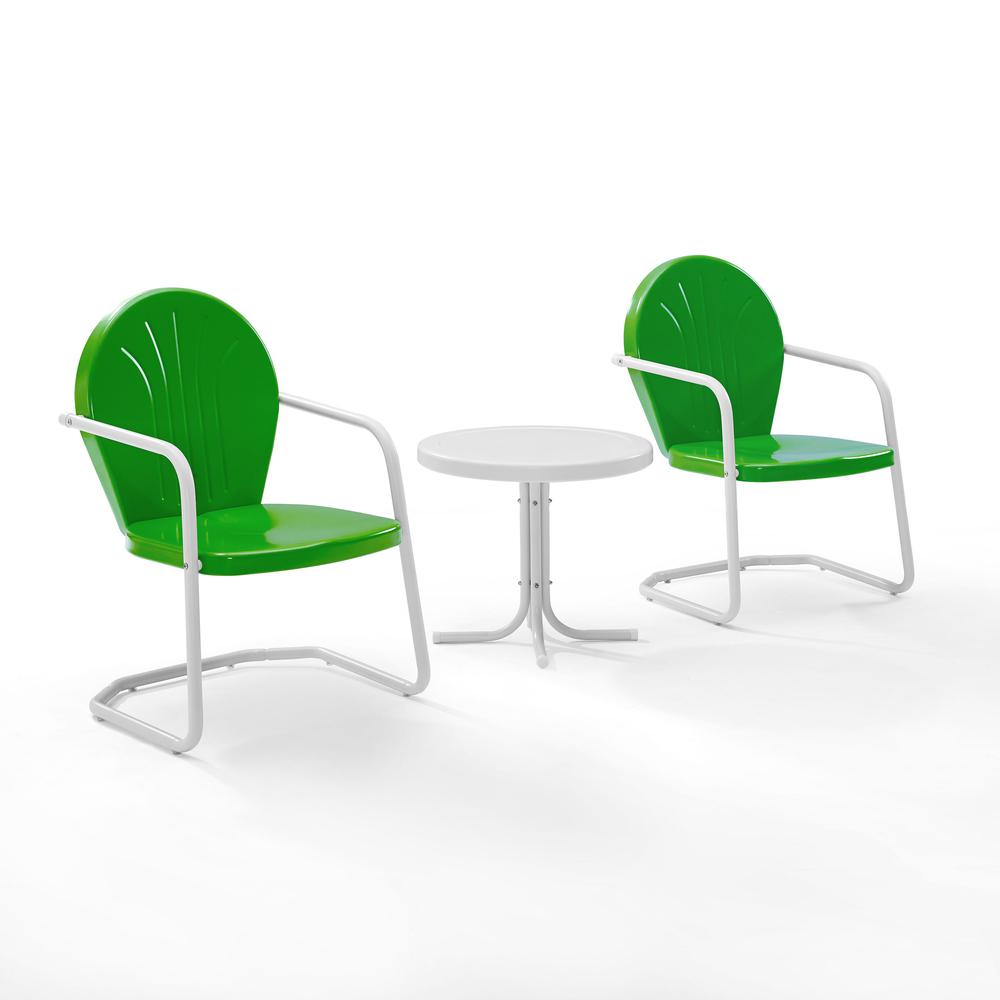 Griffith 3Pc Retro Outdoor Chair Set. Picture 2