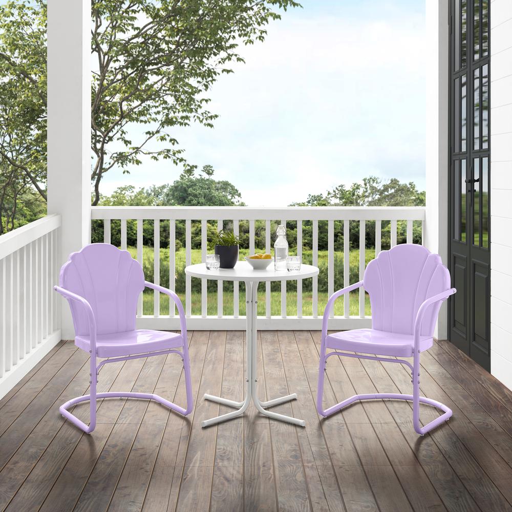 Tulip 3Pc Retro Outdoor Bistro Set. Picture 12