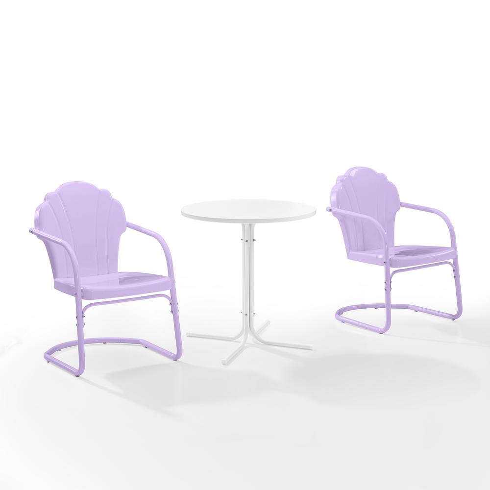 Tulip 3Pc Retro Outdoor Bistro Set. Picture 1
