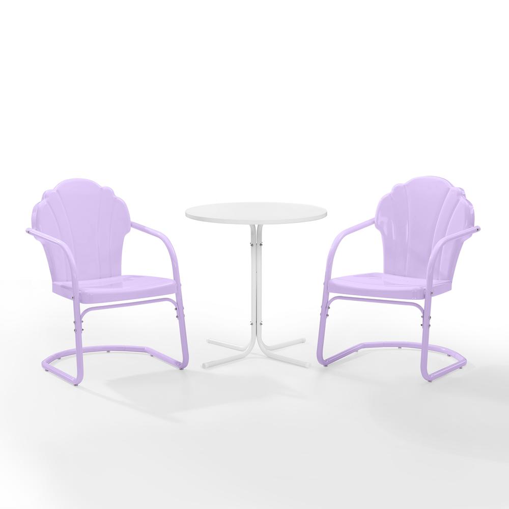 Tulip 3Pc Retro Outdoor Bistro Set. Picture 2
