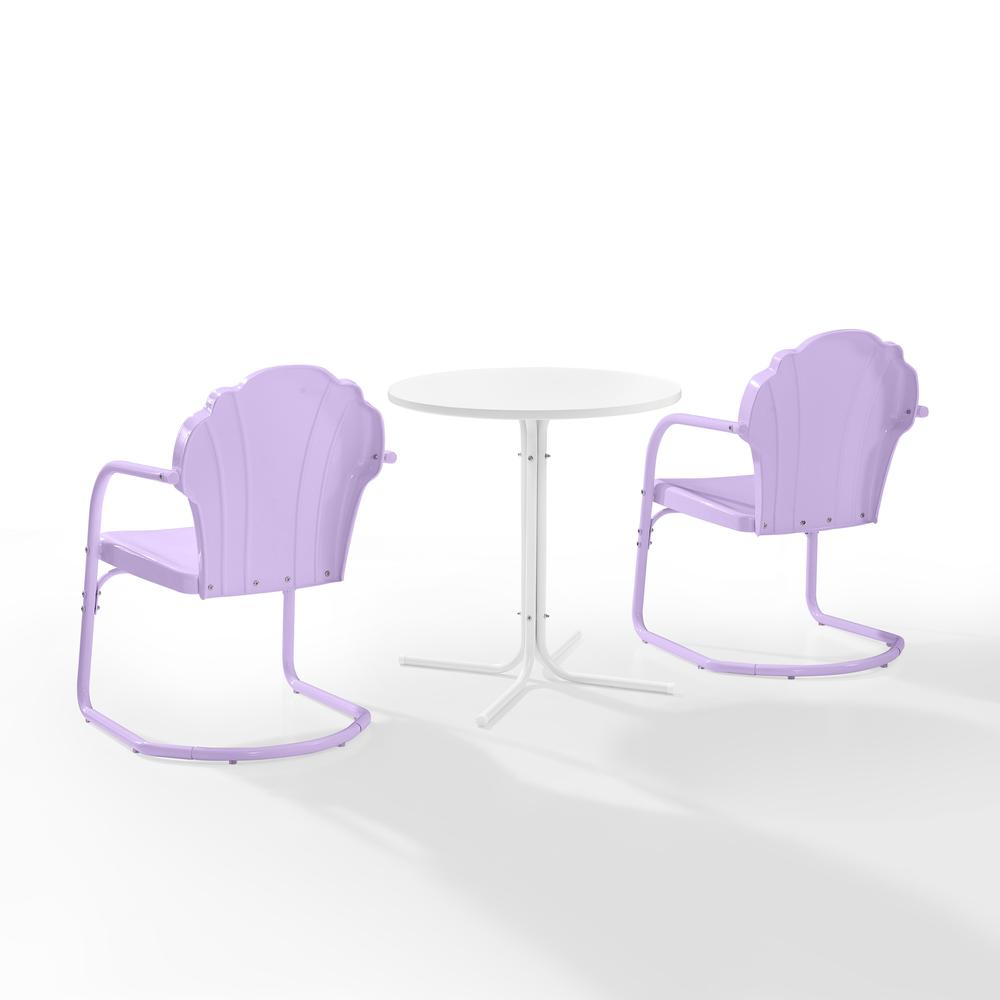 Tulip 3Pc Retro Outdoor Bistro Set. Picture 3