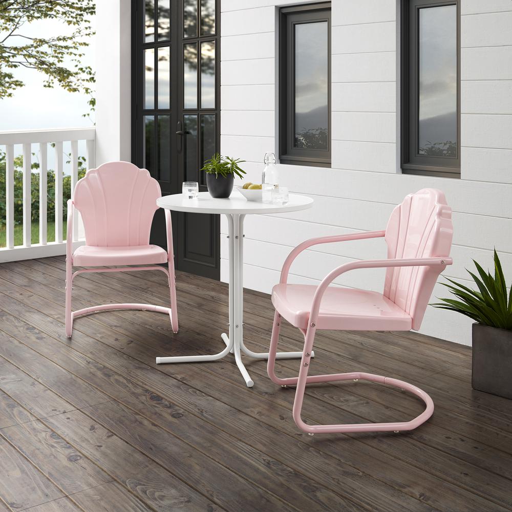 Tulip 3Pc Retro Outdoor Bistro Set. Picture 12