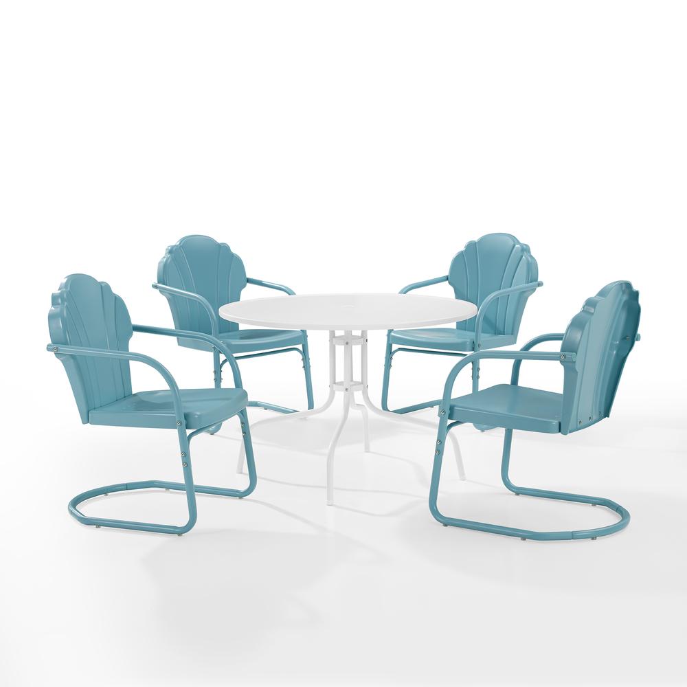 Tulip 5Pc Retro Outdoor Dining Set. Picture 13