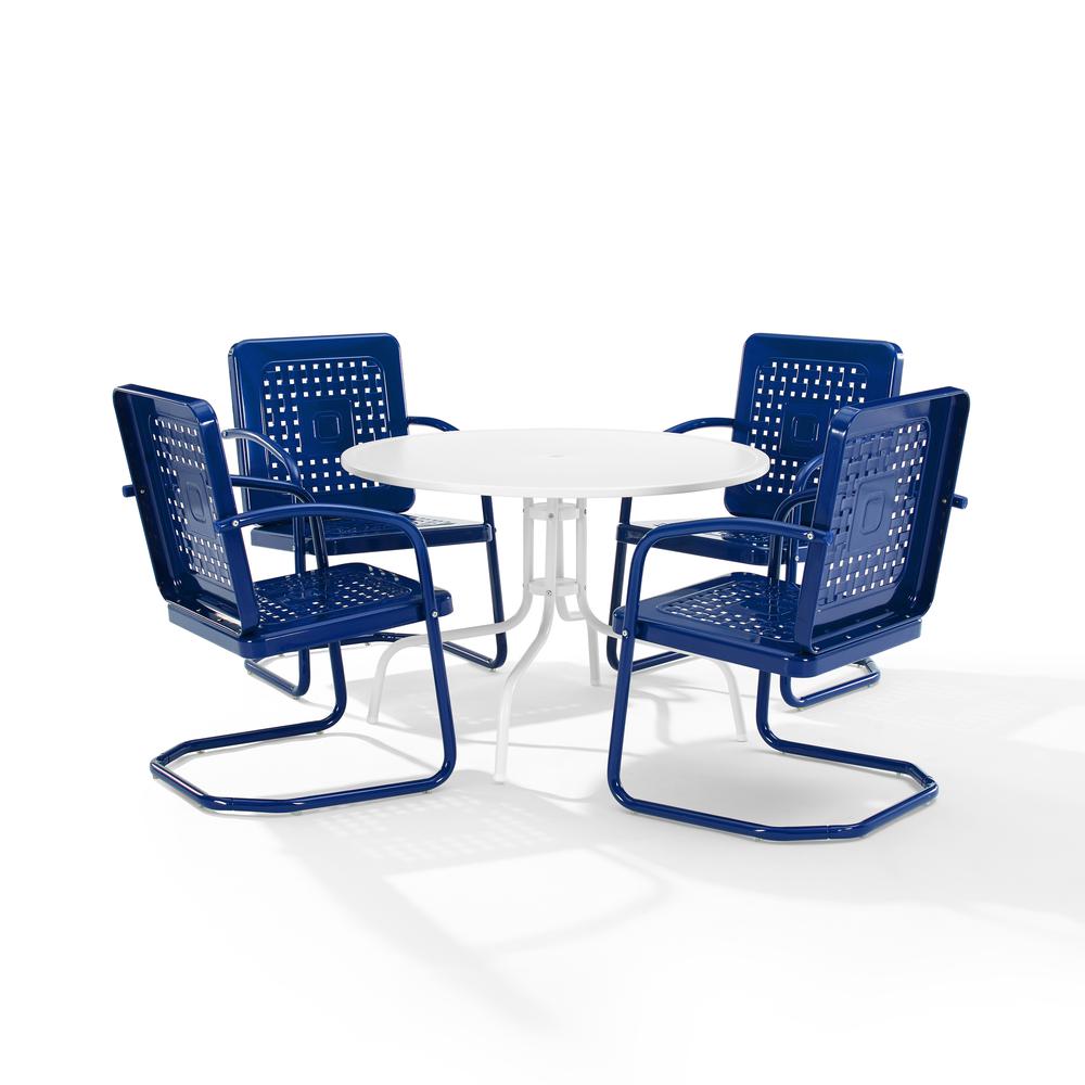 Bates 5Pc Round Retro Outdoor Dining Set. Picture 6