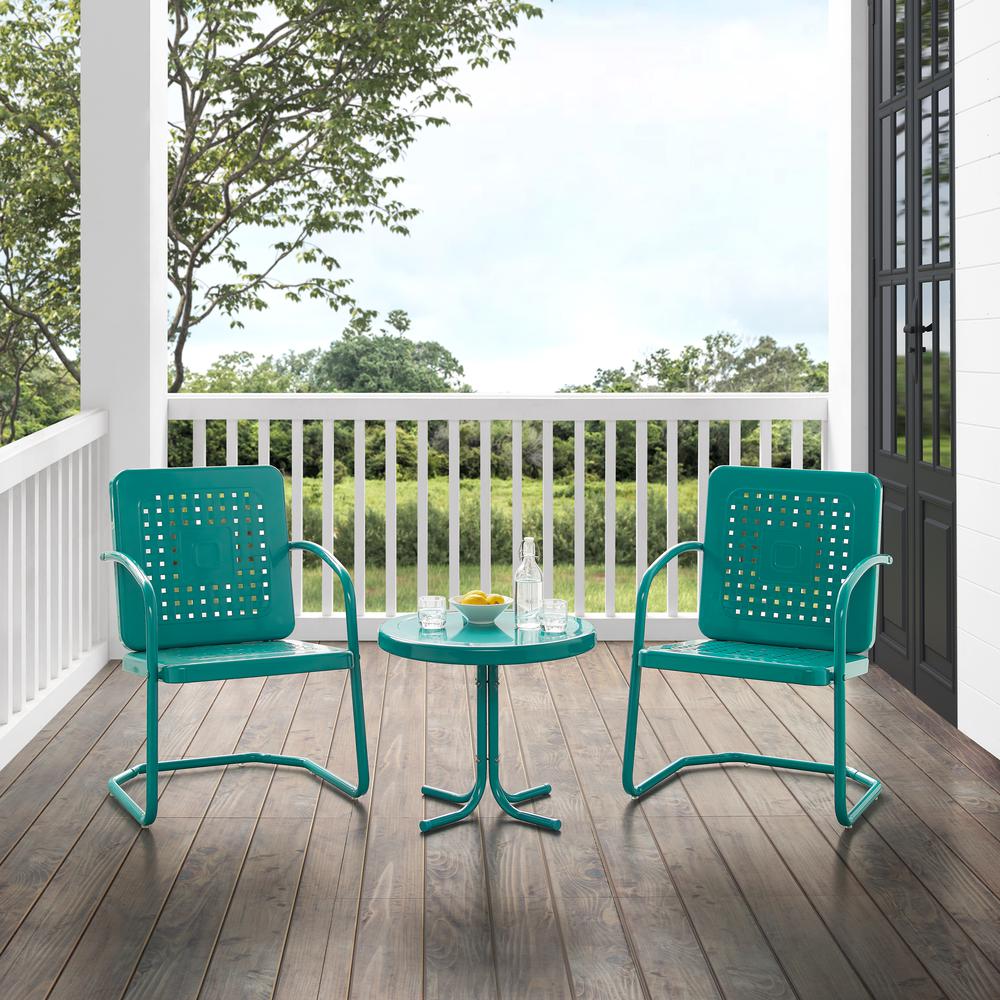 Bates 3Pc Retro Outdoor Chair Set. Picture 9