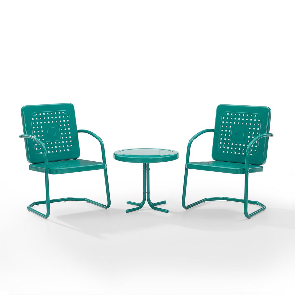 Bates 3Pc Retro Outdoor Chair Set. Picture 2
