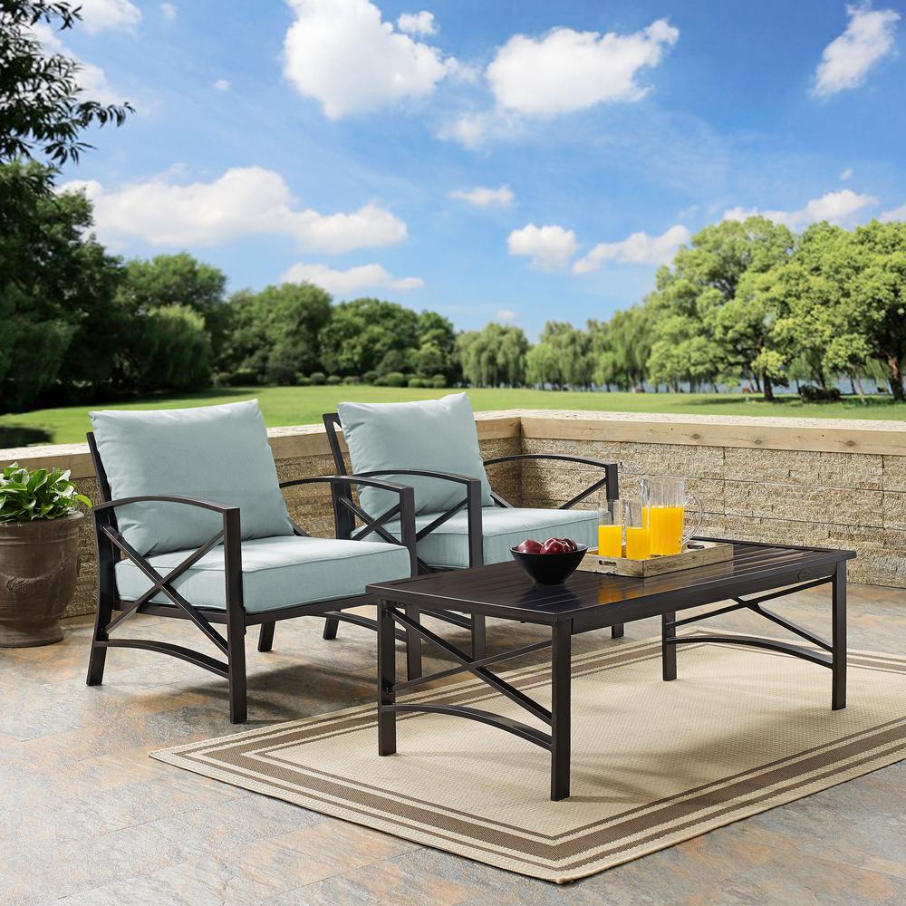 Kaplan 3Pc Outdoor Chair Set - Coffee Table & 2 Chairs. Picture 2