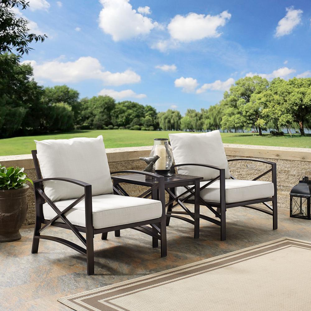 Kaplan 3Pc Outdoor Chair Set - Side Table & 2 Chairs. Picture 2