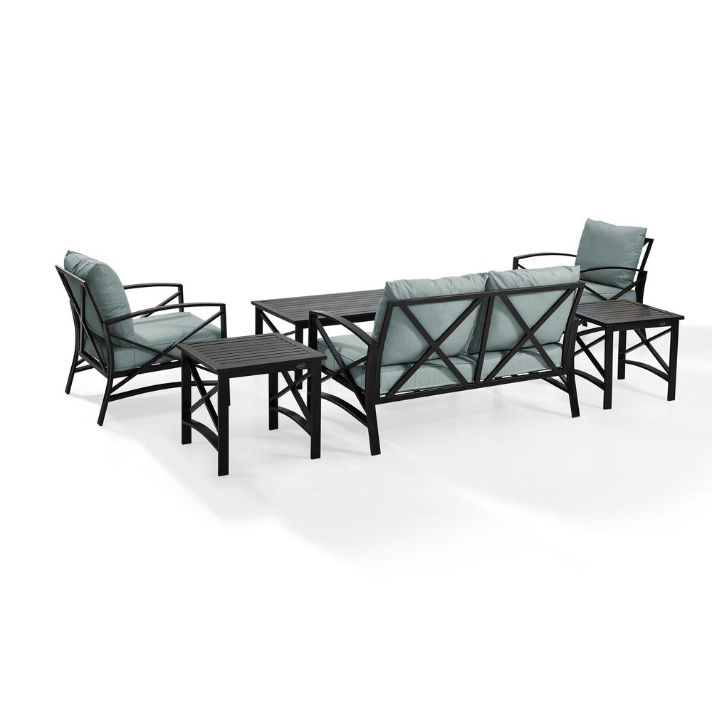 Kaplan 6Pc Outdoor Loveseat Patio Furniture Set. Picture 7