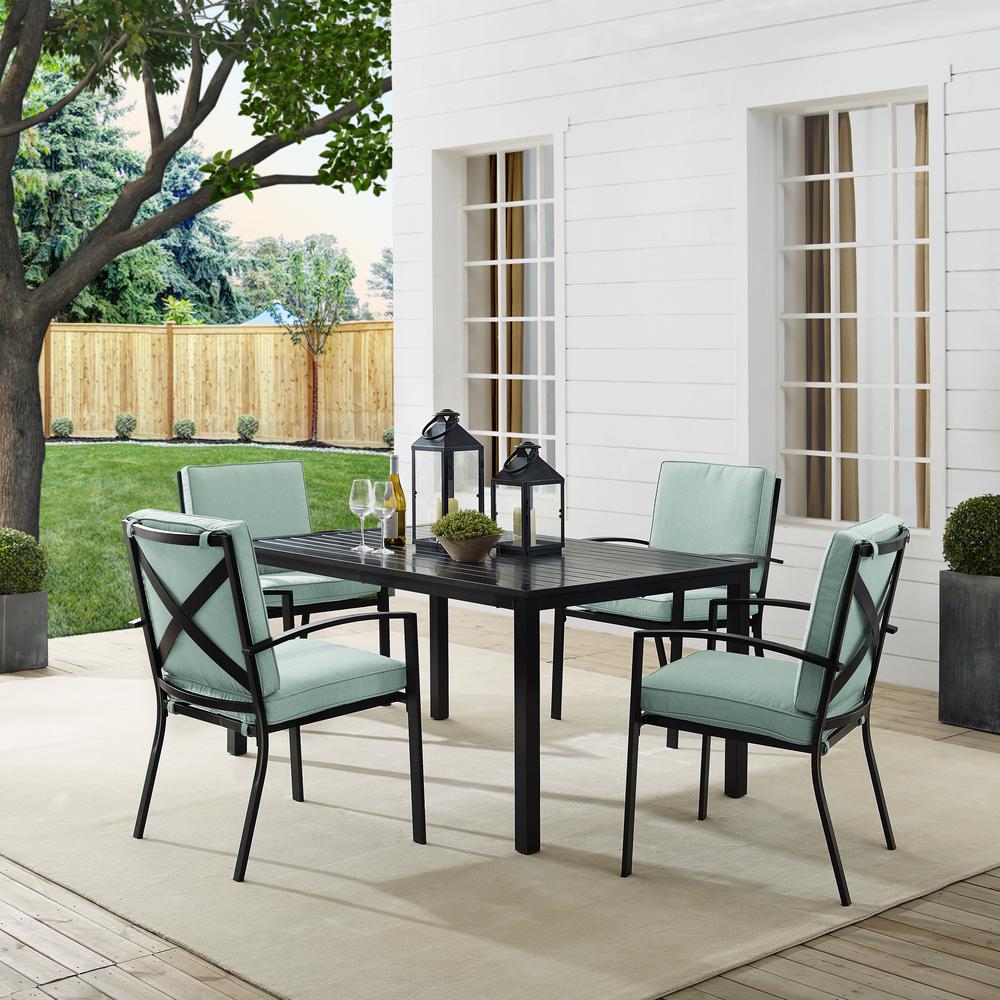 Kaplan 5Pc Outdoor Dining Set - Table & 4 Chairs. Picture 2