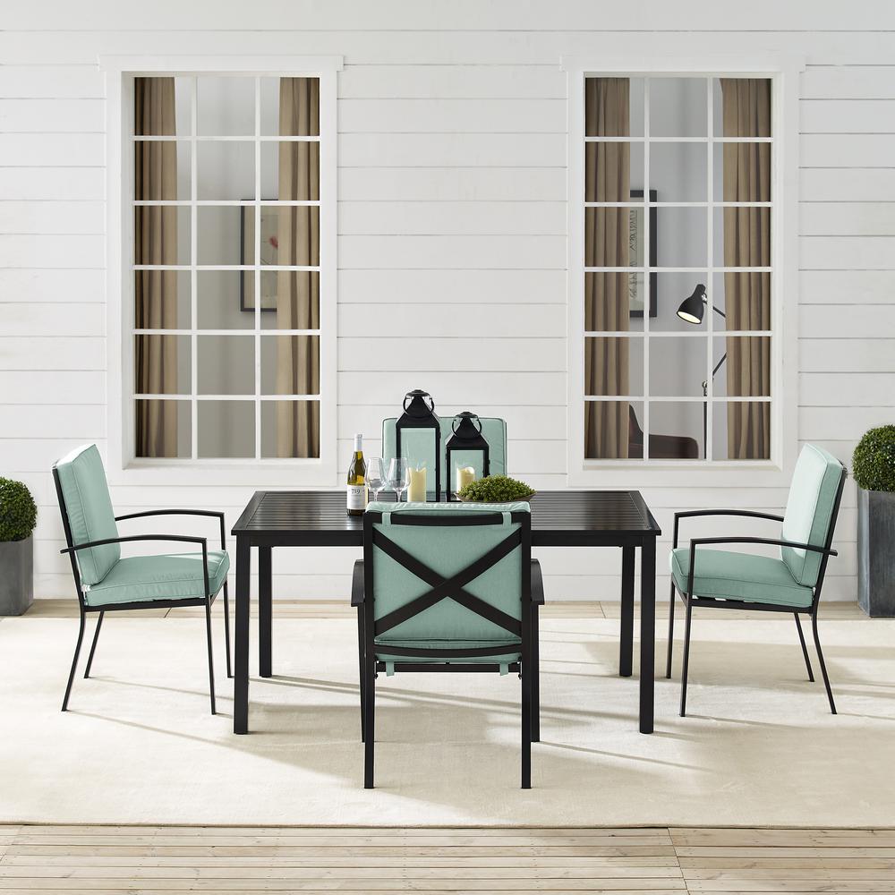 Kaplan 5Pc Outdoor Dining Set - Table & 4 Chairs. Picture 3