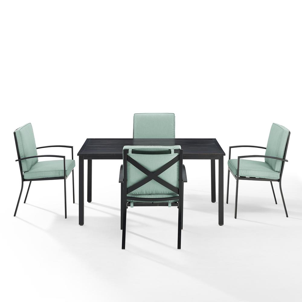 Kaplan 5Pc Outdoor Dining Set - Table & 4 Chairs. Picture 7