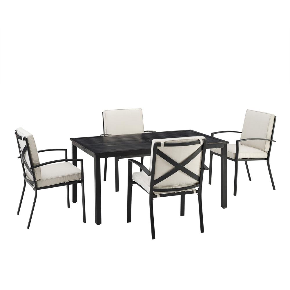 Kaplan 5Pc Outdoor Dining Set - Table & 4 Chairs. Picture 1