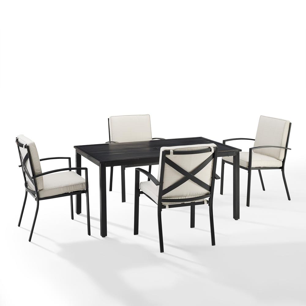 Kaplan 5Pc Outdoor Dining Set - Table & 4 Chairs. Picture 6