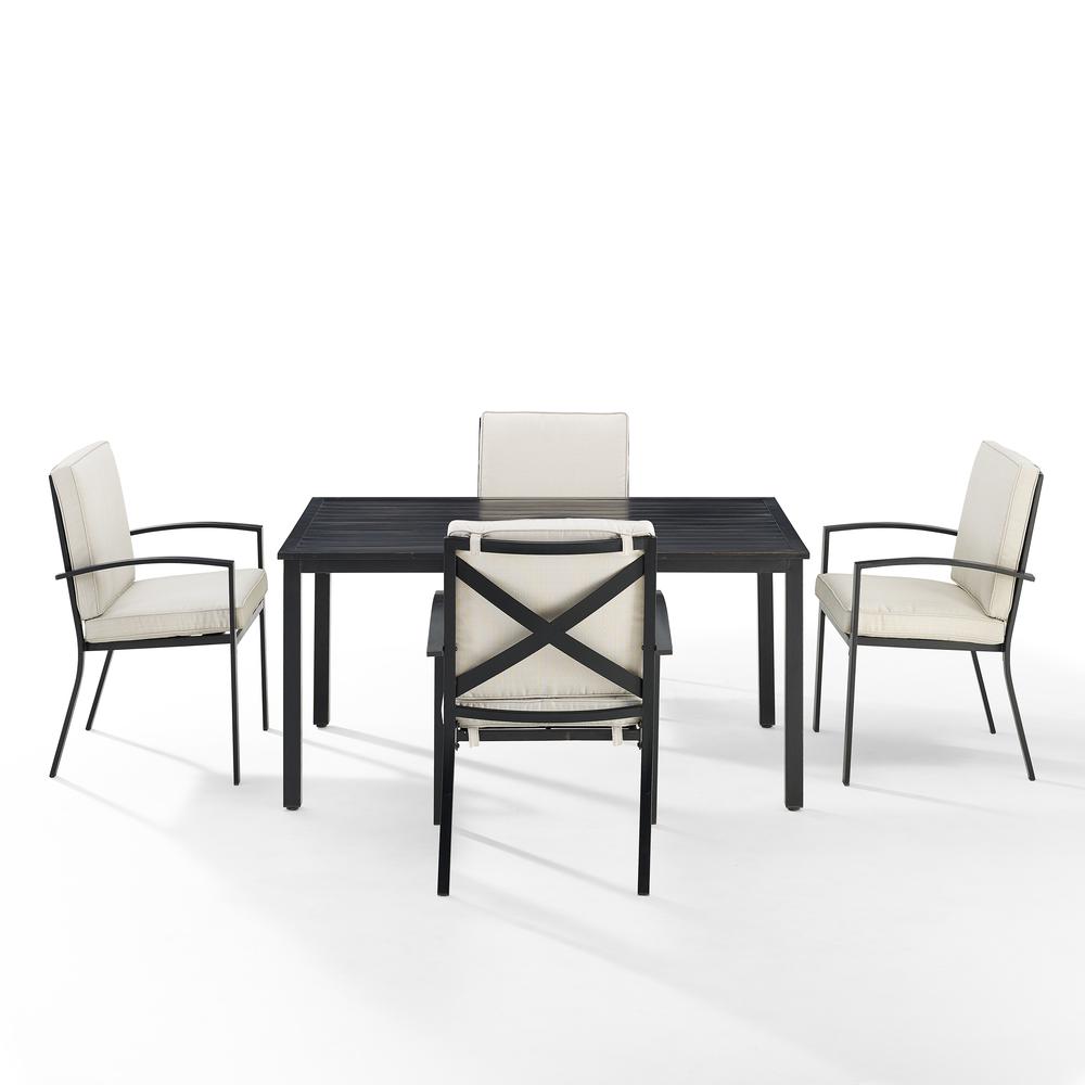 Kaplan 5Pc Outdoor Dining Set - Table & 4 Chairs. Picture 7