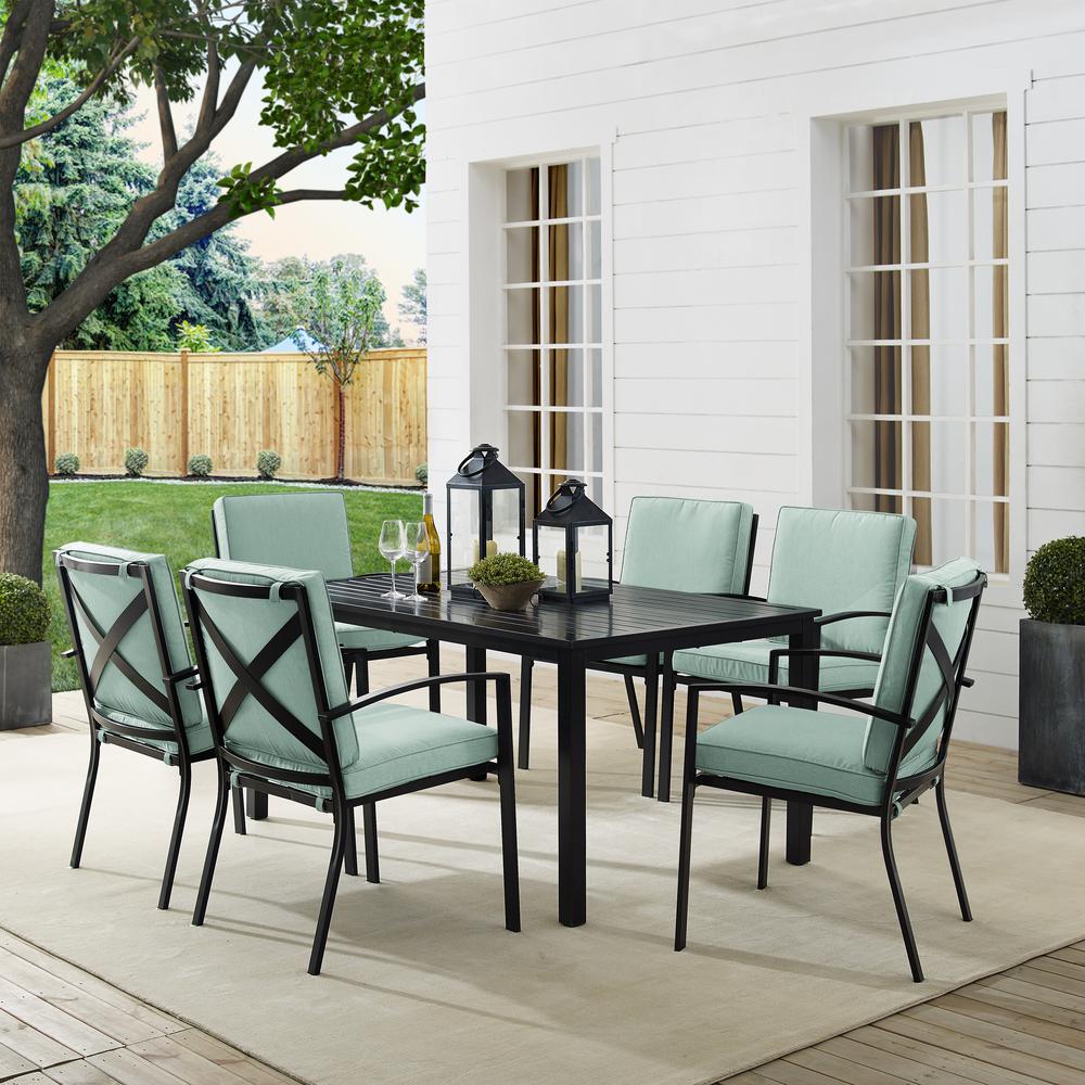 Kaplan 7Pc Outdoor Dining Set. Picture 2