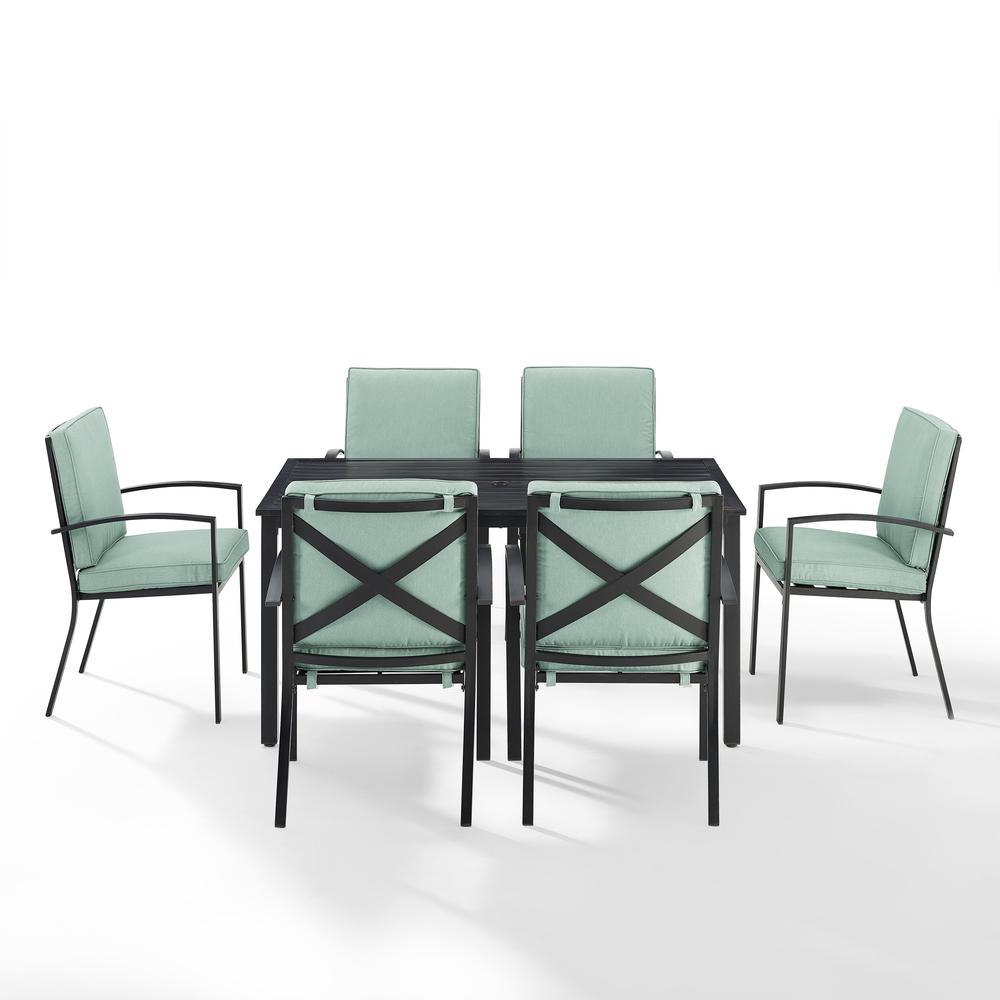 Kaplan 7Pc Outdoor Dining Set. Picture 7