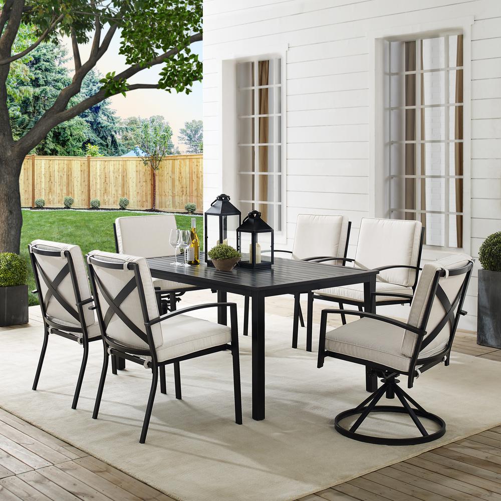 Kaplan 7Pc Outdoor Dining Set. Picture 2
