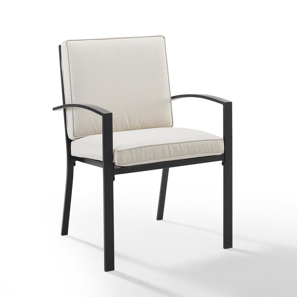 Kaplan 2Pc Outdoor Dining Chair Set Oatmeal/Oil Rubbed Bronze - 2 Chairs. Picture 11