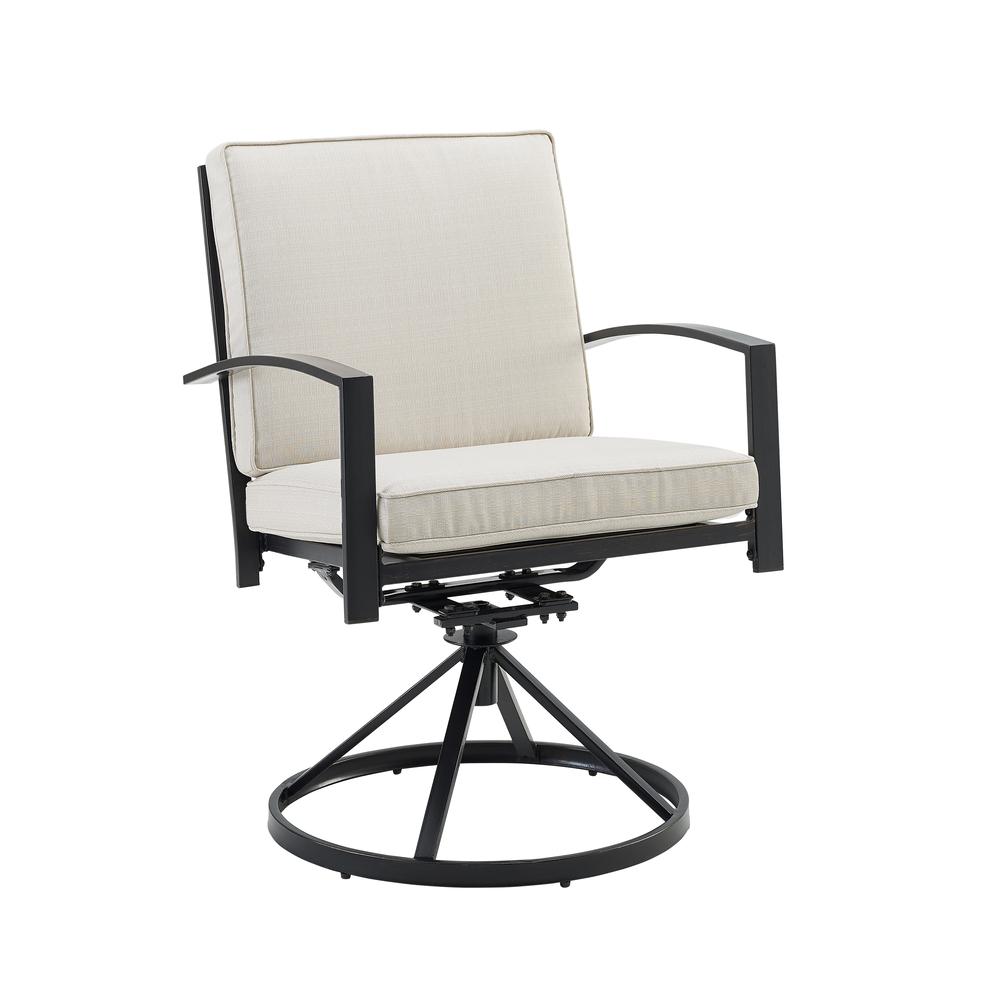 Kaplan 2Pc Swivel Outdoor Dining Chair Set - 2 Swivel Chairs. Picture 5
