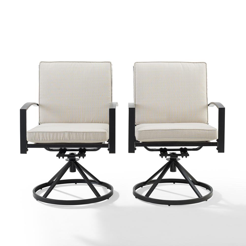 Kaplan 2Pc Swivel Outdoor Dining Chair Set - 2 Swivel Chairs. Picture 10