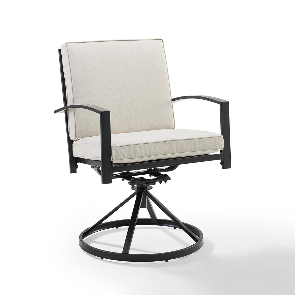 Kaplan 2Pc Swivel Outdoor Dining Chair Set - 2 Swivel Chairs. Picture 11