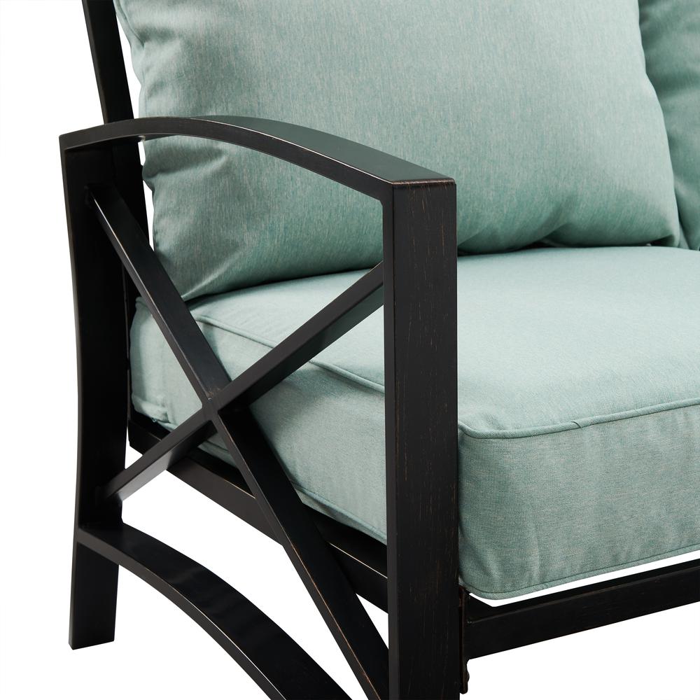 Kaplan 4Pc Outdoor Sofa Patio Furniture Set - Sofa, Coffee Table, & 2 Arm Chairs. Picture 12