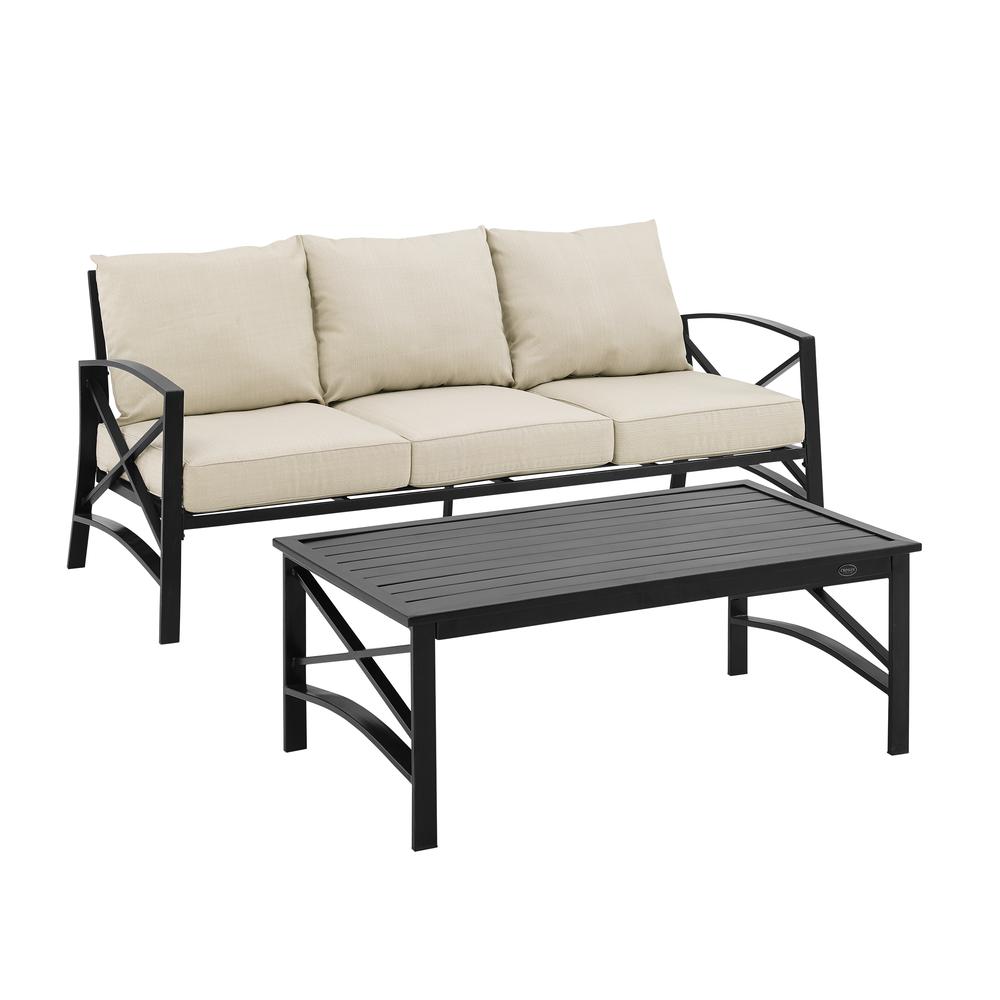 Kaplan 2Pc Outdoor Sofa Patio Furniture Set - Sofa & Coffee Table. Picture 12