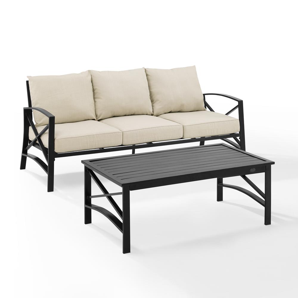 Kaplan 2Pc Outdoor Sofa Patio Furniture Set - Sofa & Coffee Table. Picture 13