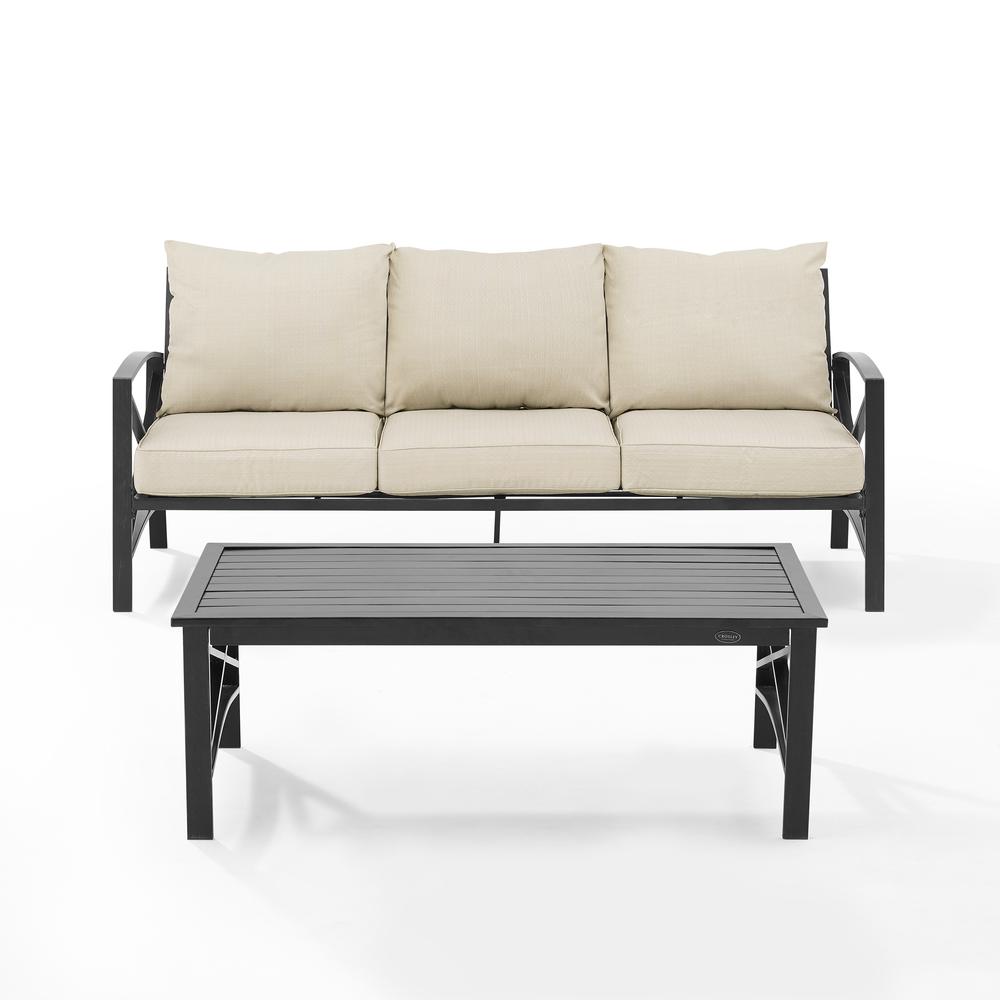 Kaplan 2Pc Outdoor Sofa Patio Furniture Set - Sofa & Coffee Table. Picture 4