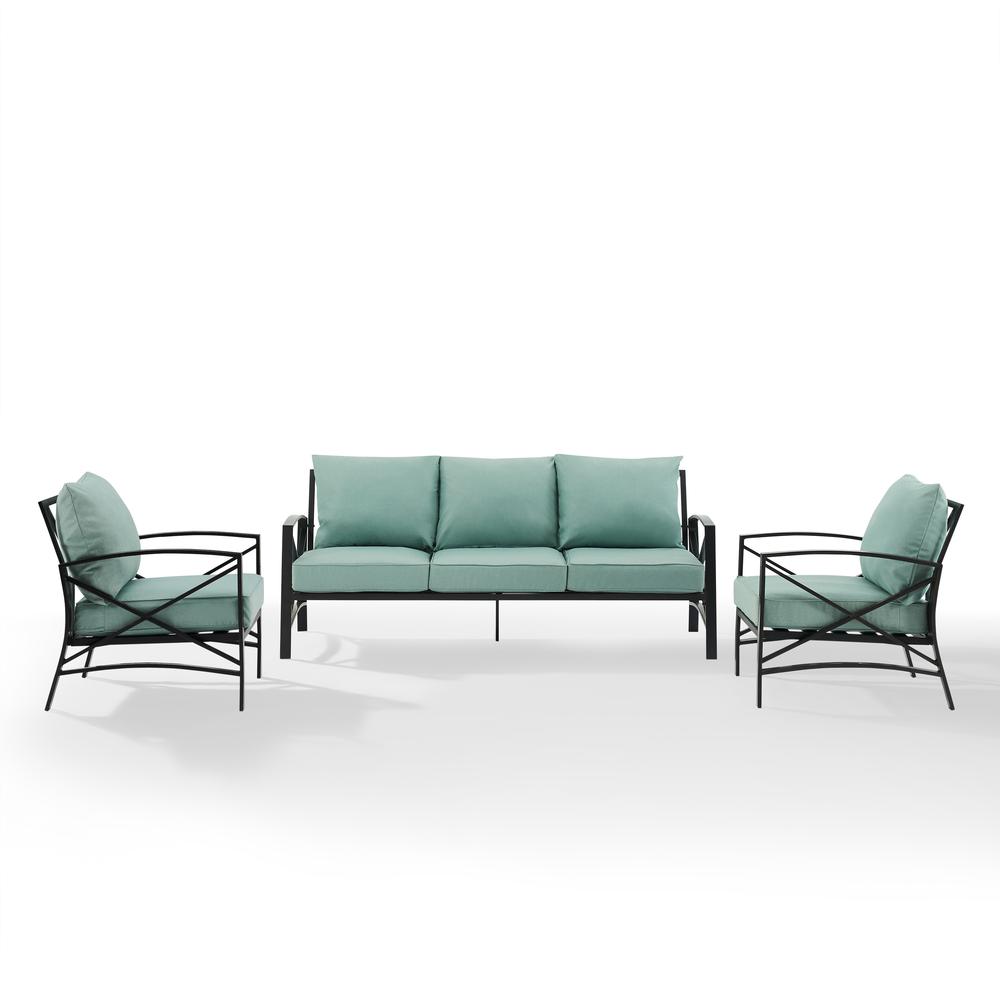 Kaplan 3Pc Outdoor Sofa Patio Furniture Set. Picture 12