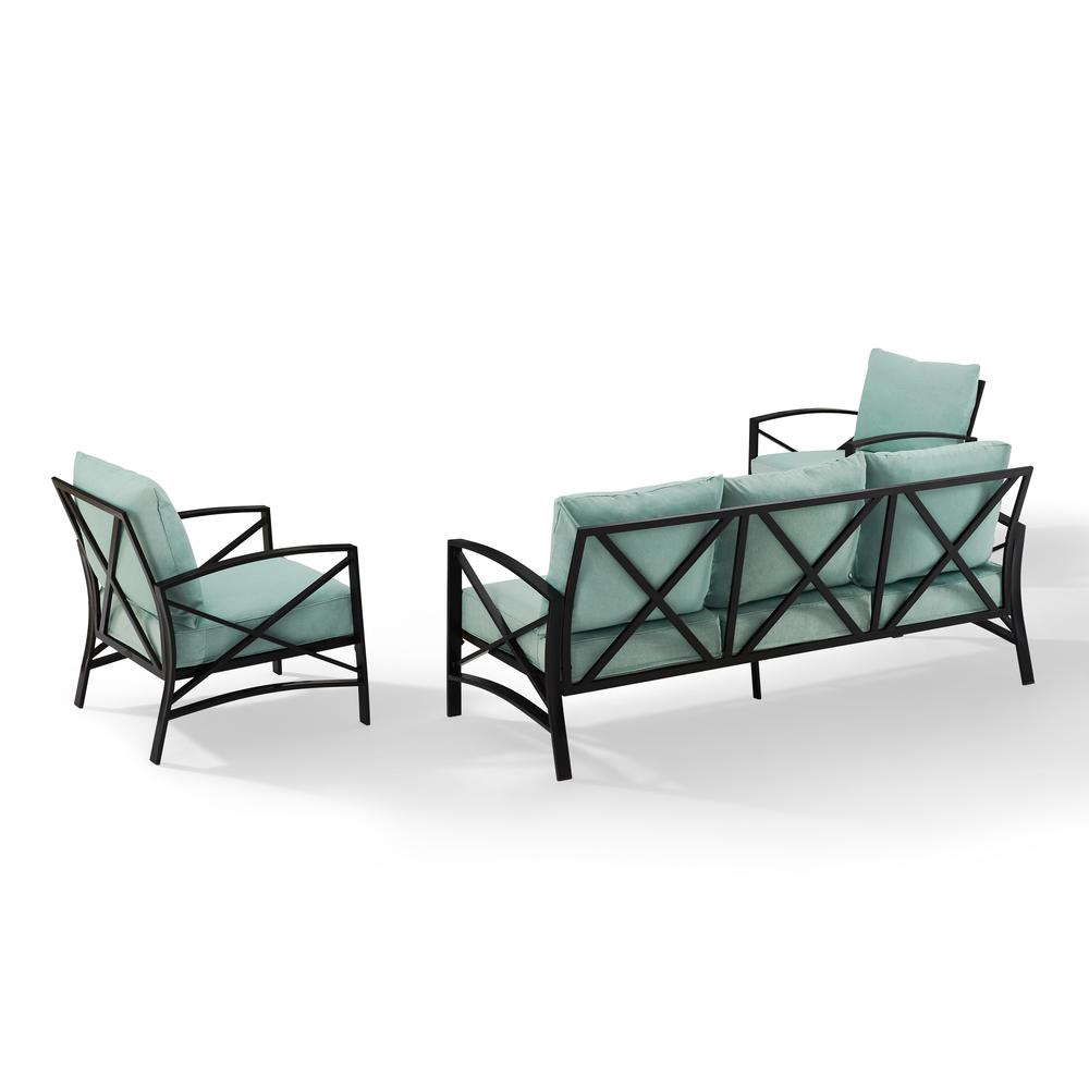 Kaplan 3Pc Outdoor Sofa Patio Furniture Set. Picture 13