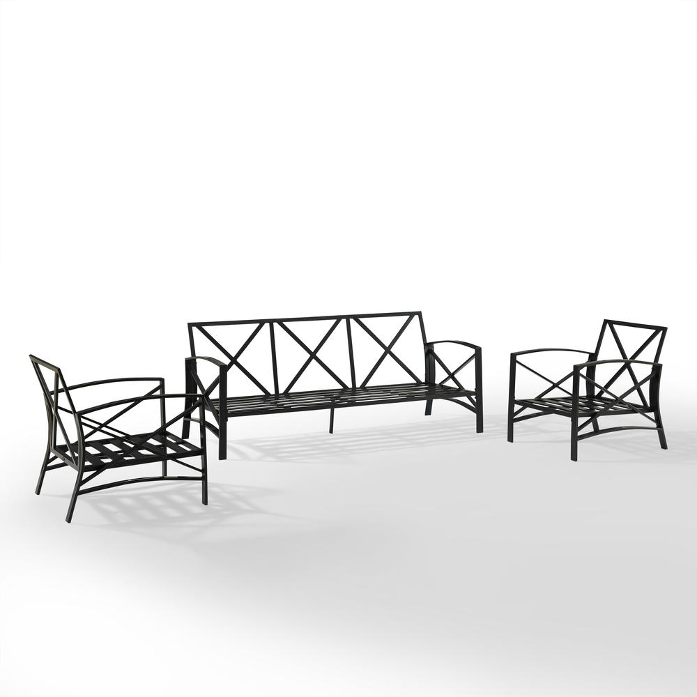 Kaplan 3Pc Outdoor Sofa Patio Furniture Set. Picture 4
