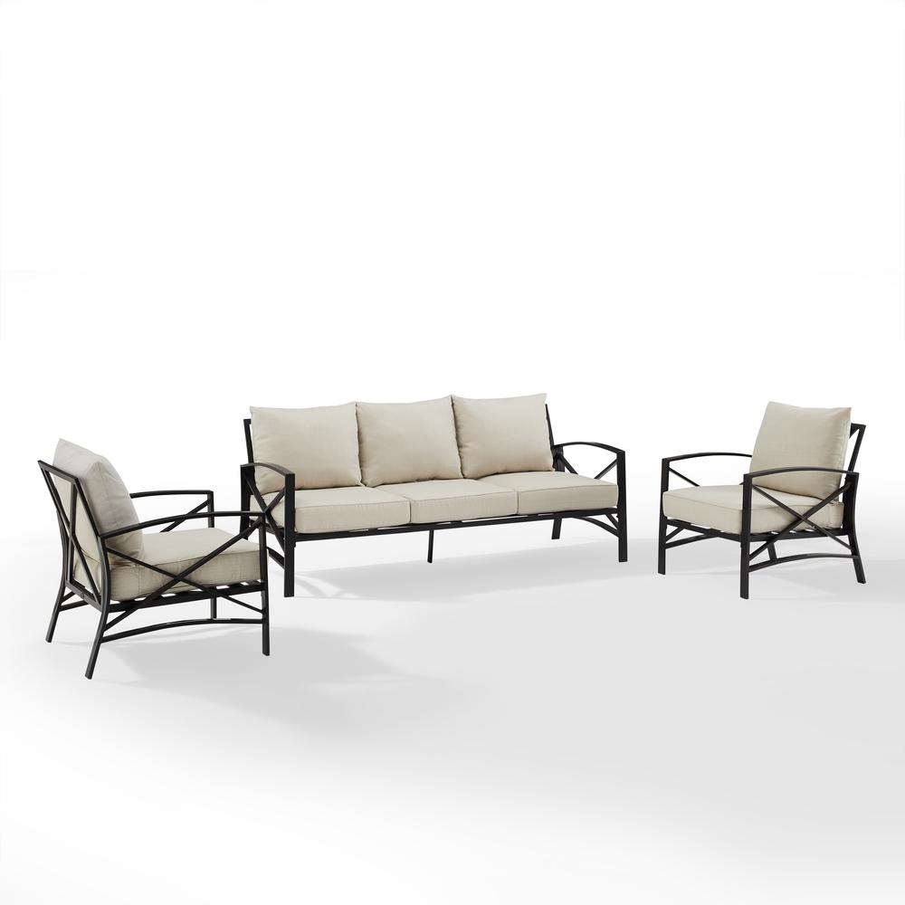 Kaplan 3Pc Outdoor Sofa Patio Furniture Set. Picture 13