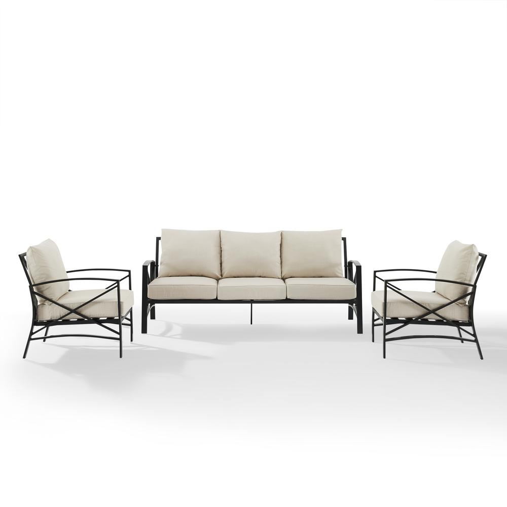 Kaplan 3Pc Outdoor Sofa Patio Furniture Set. Picture 2