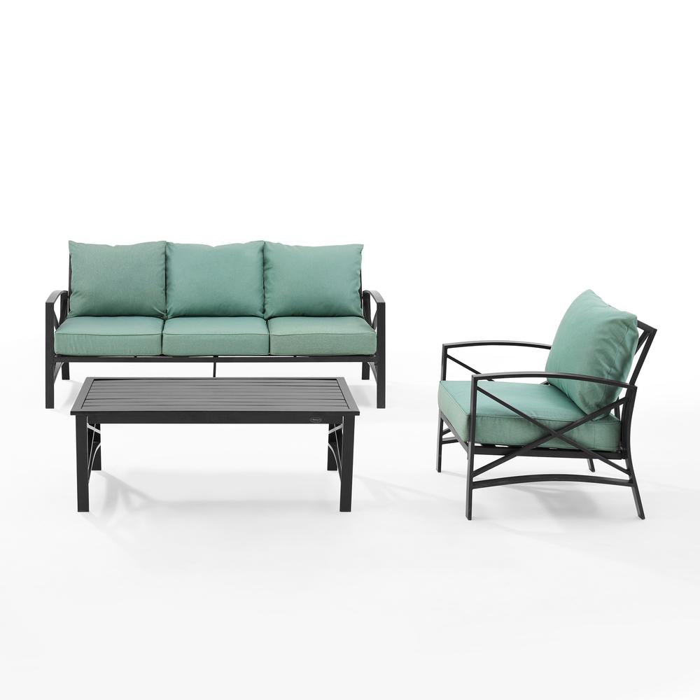 Kaplan 3Pc Outdoor Sofa Patio Furniture Set. Picture 9