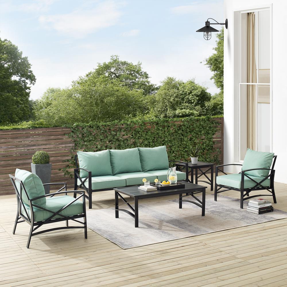 Kaplan 5Pc Outdoor Sofa Patio Furniture Set. Picture 10