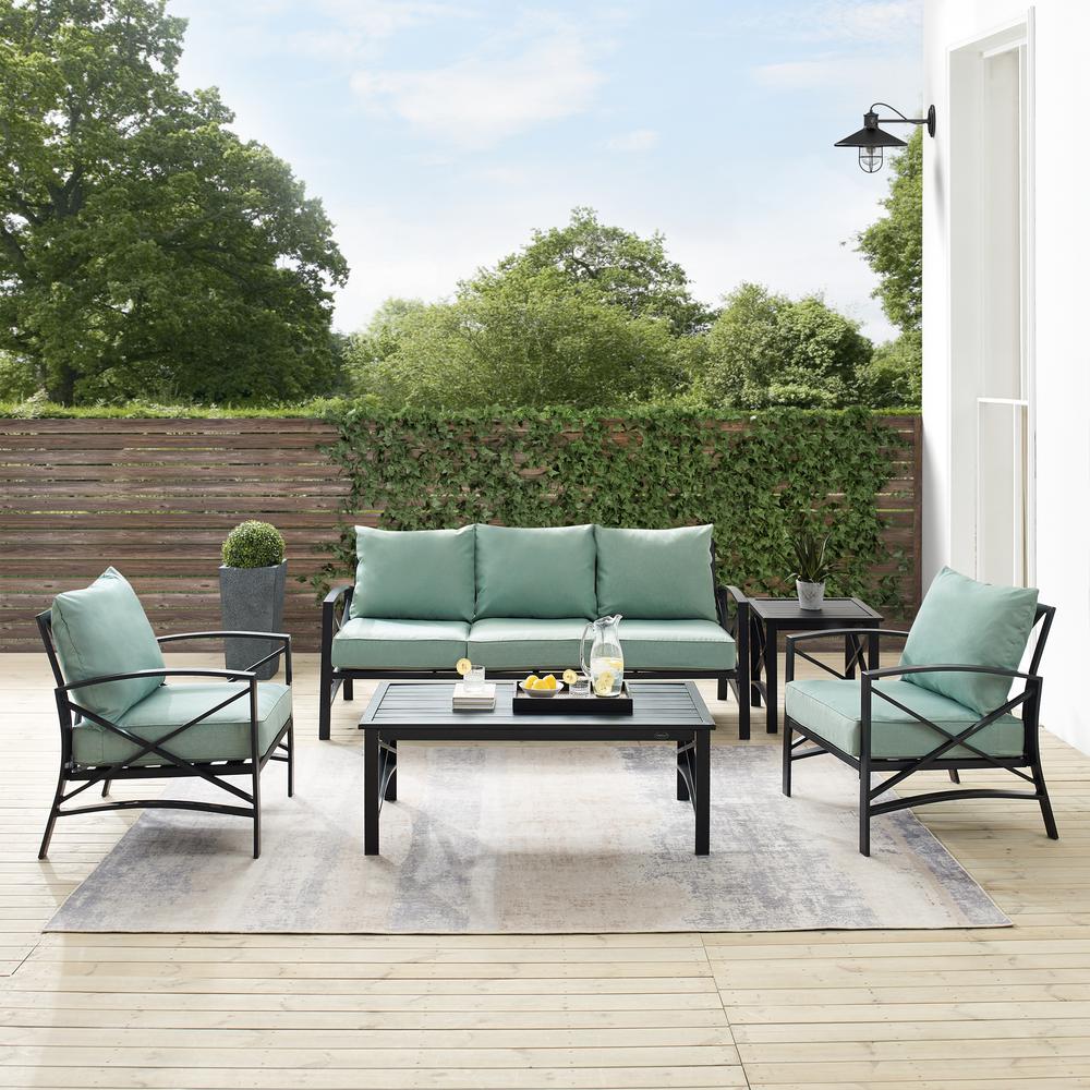 Kaplan 5Pc Outdoor Sofa Patio Furniture Set. Picture 11