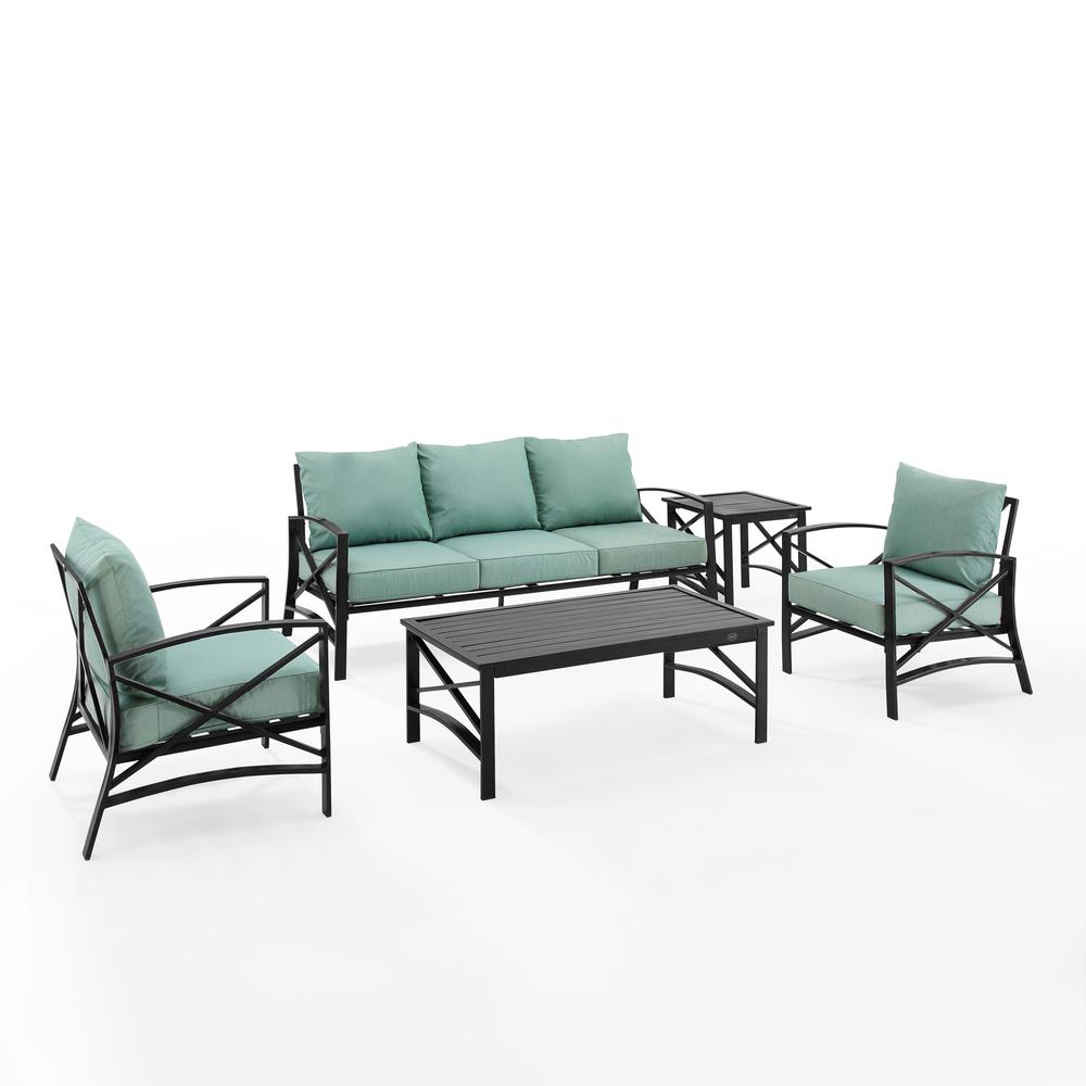Kaplan 5Pc Outdoor Sofa Patio Furniture Set. Picture 13